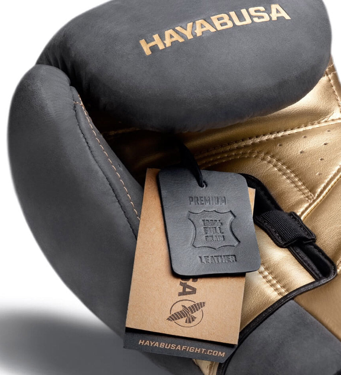 Hayabusa (Kick)Bokshandschoenen T3 LX - Zwart/Goud - (Kick)Bokshandschoenen