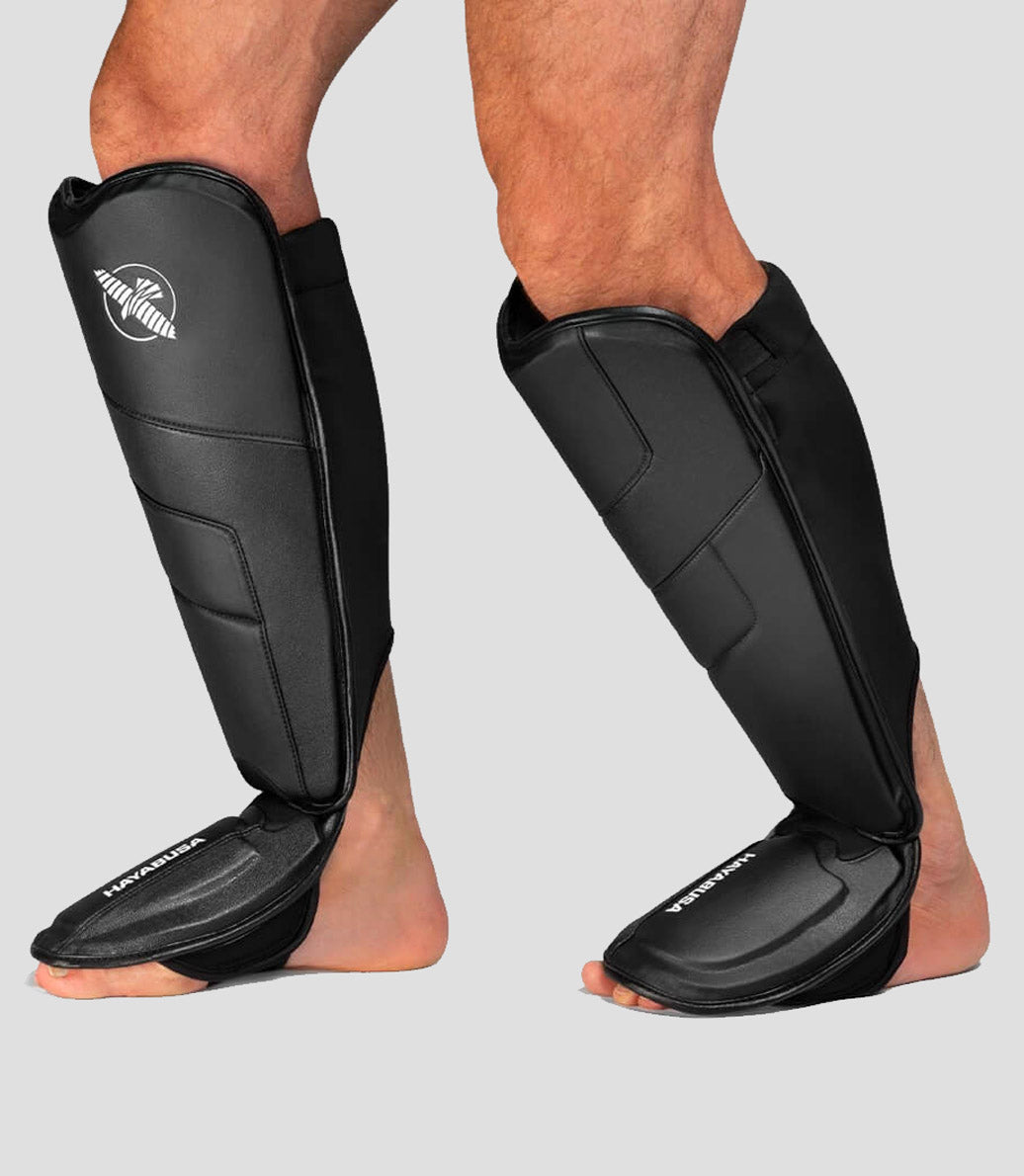 Hayabusa Kickboks Scheenbeschermers T3 Full - Zwart - Scheenbeschermers