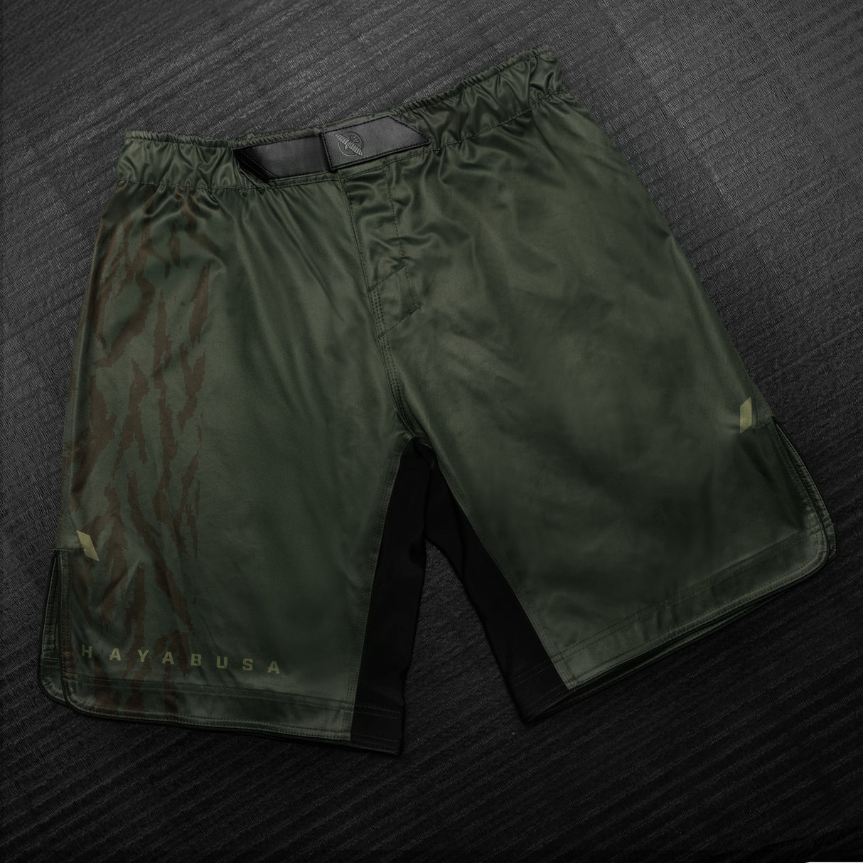 Hayabusa MMA Shorts Apex Lang - Tactisch Groen