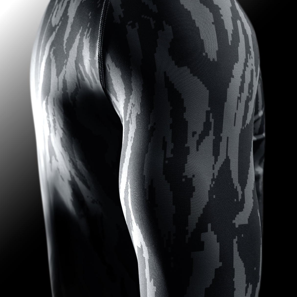 Hayabusa Rashguard Apex Lange Mouwen - Carbon Zwart