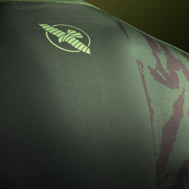Hayabusa Rashguard Apex Lange Mouwen - Tactisch Groen