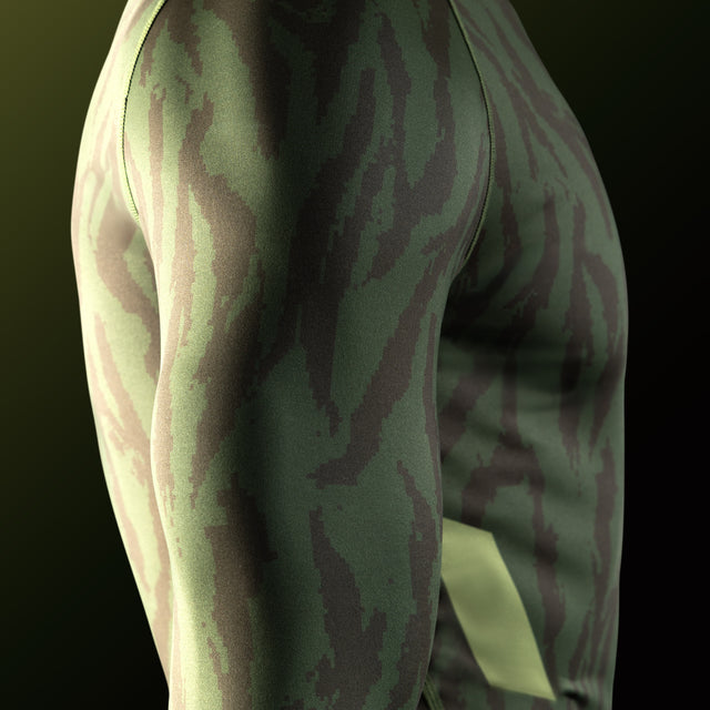 Hayabusa Rashguard Apex Lange Mouwen - Tactisch Groen