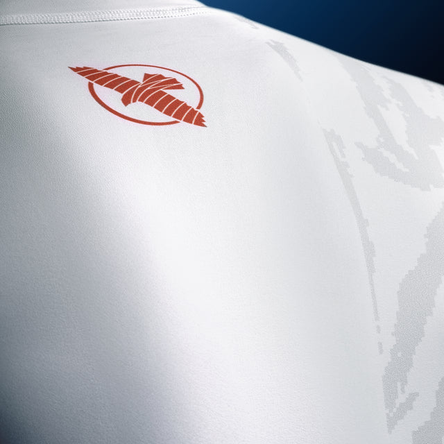 Hayabusa Rashguard Apex Korte Mouwen - Off-White