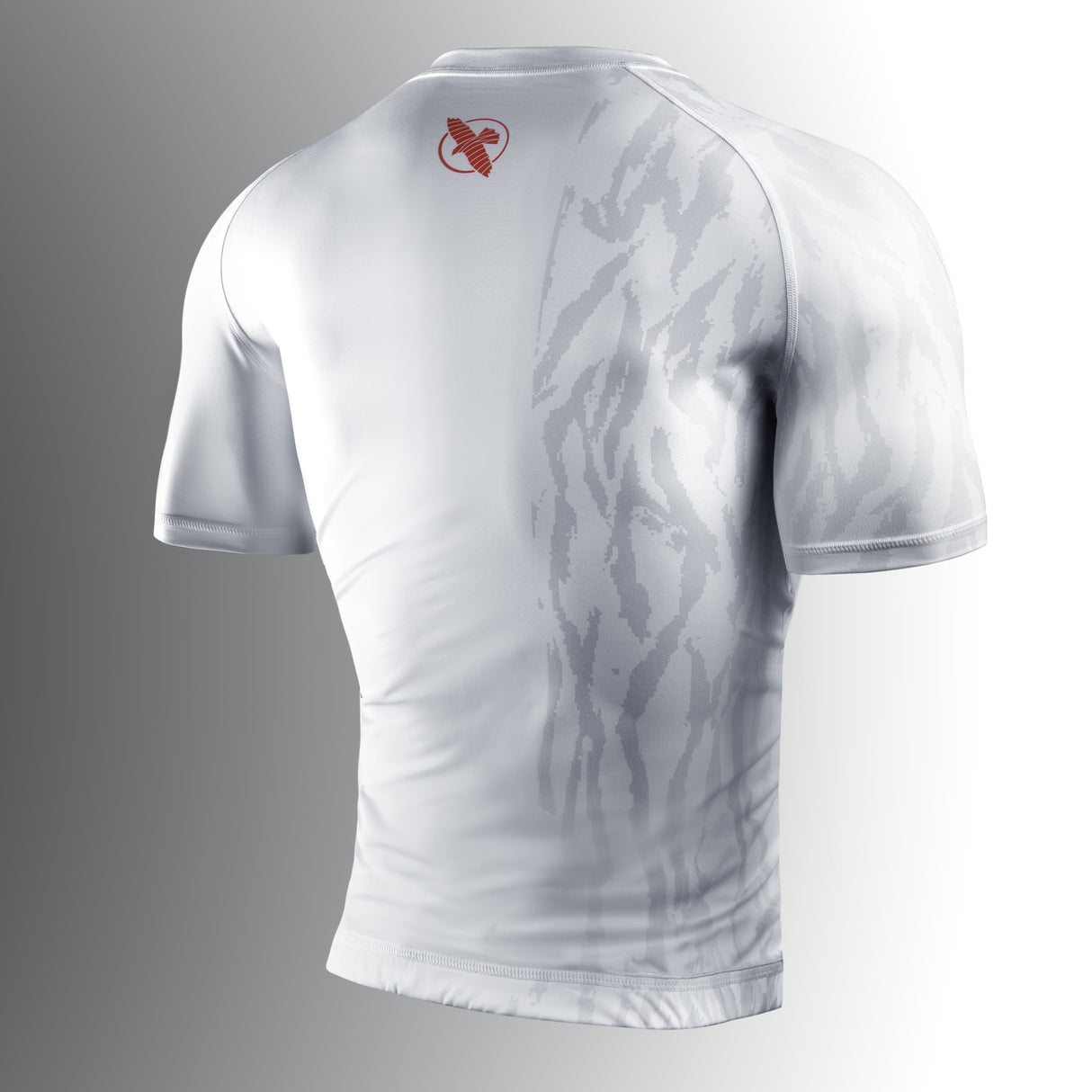 Hayabusa Rashguard Apex Korte Mouwen - Off-White