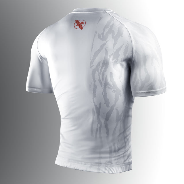 Hayabusa Rashguard Apex Korte Mouwen - Off-White