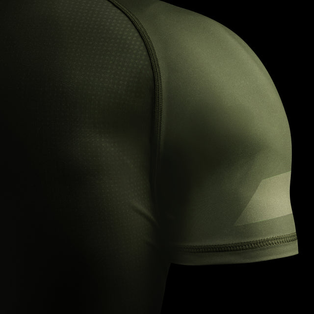 Rashguard Hayabusa Core Maniche Corte – Verde Scuro