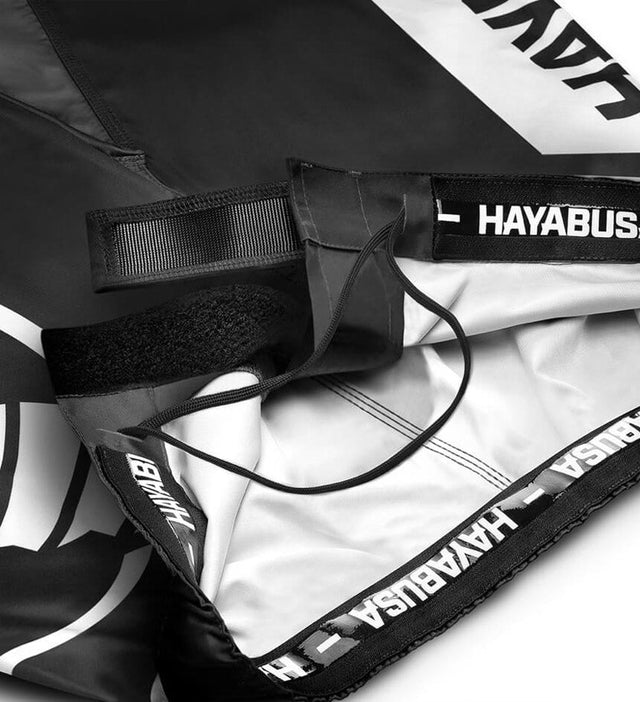 Spodenki MMA Hayabusa Icon – Czarne/Białe