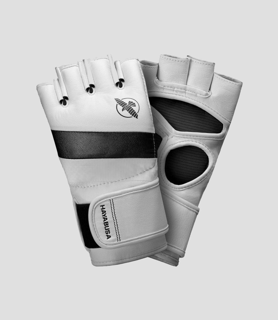 Hayabusa MMA Handschoenen - Wit/Zwart - MMA Handschoenen
