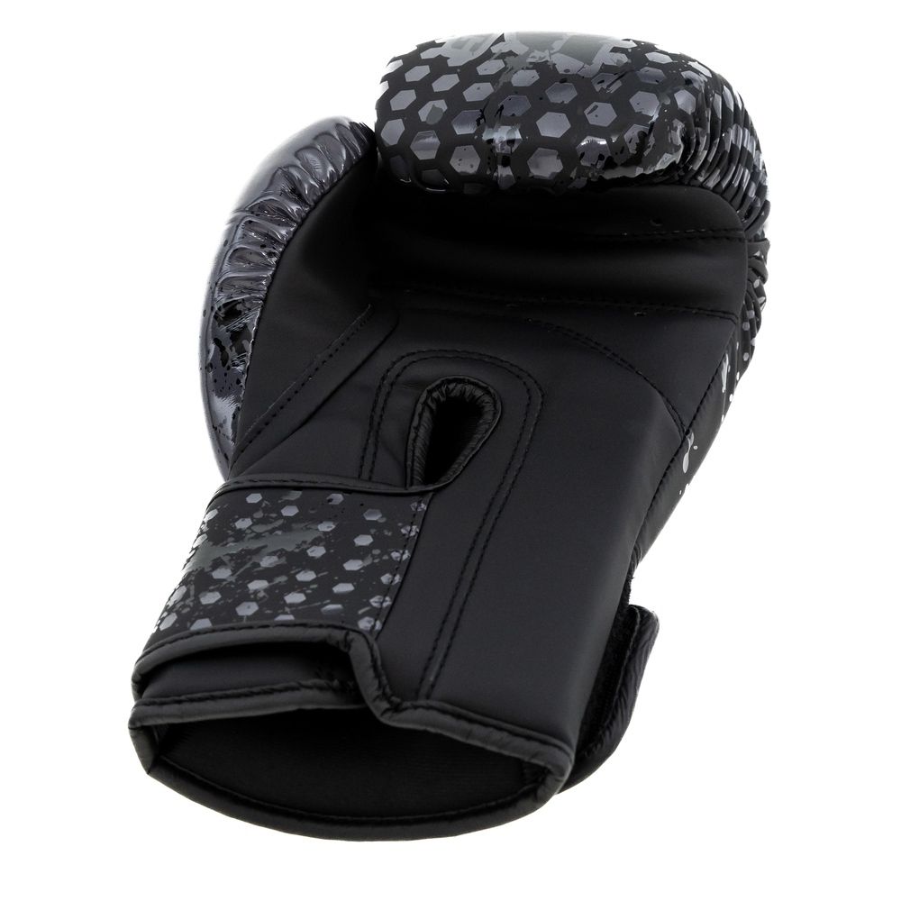 King Pro Boxing Bokshandschoenen Kids Hexagon - Zwart/Zwart