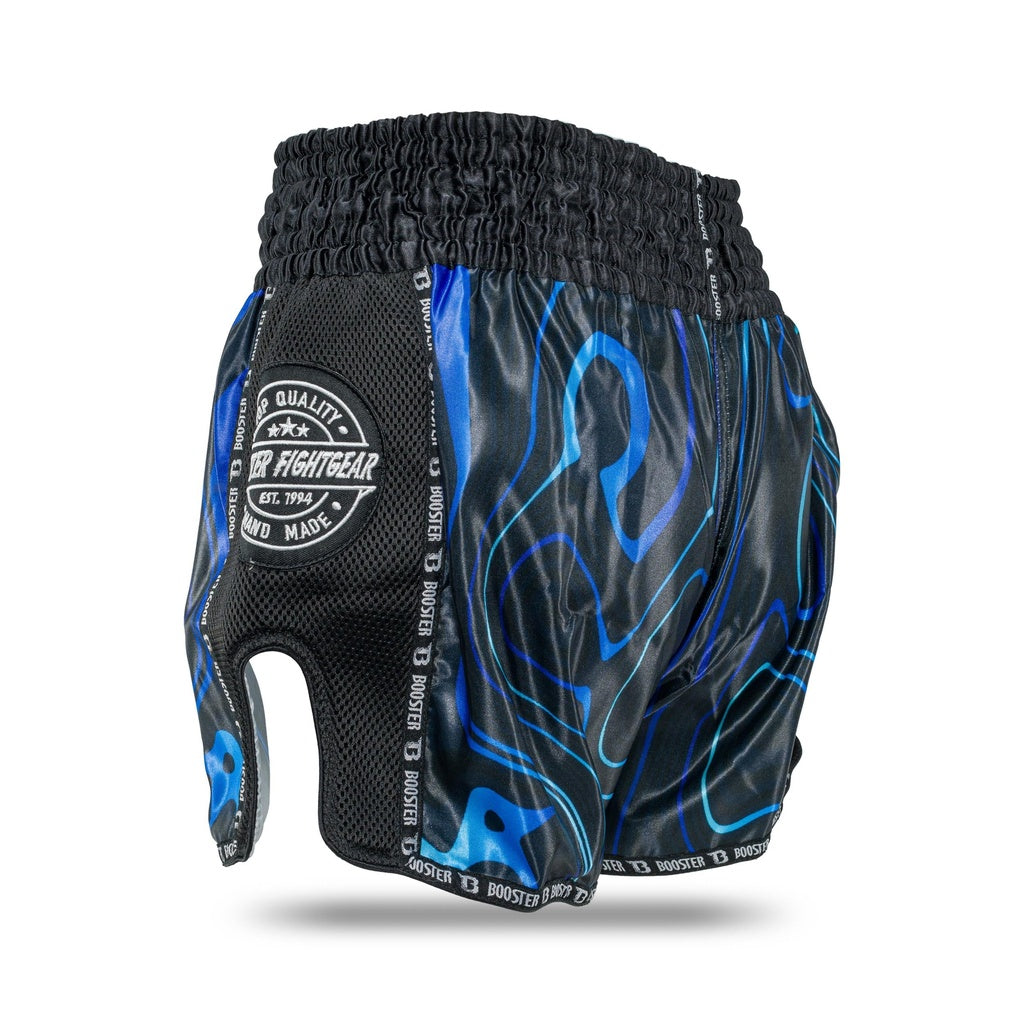 Booster Kickboks Shorts Aurora - Zwart/Blauw