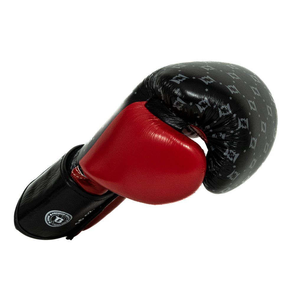Fairtex Bokshandschoenen FXB Star - Zwart/Bordeaux Rood