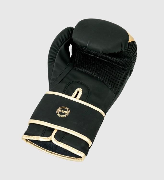 King (Kick)Bokshandschoenen Revo - Zwart/Goud - (Kick)Bokshandschoenen