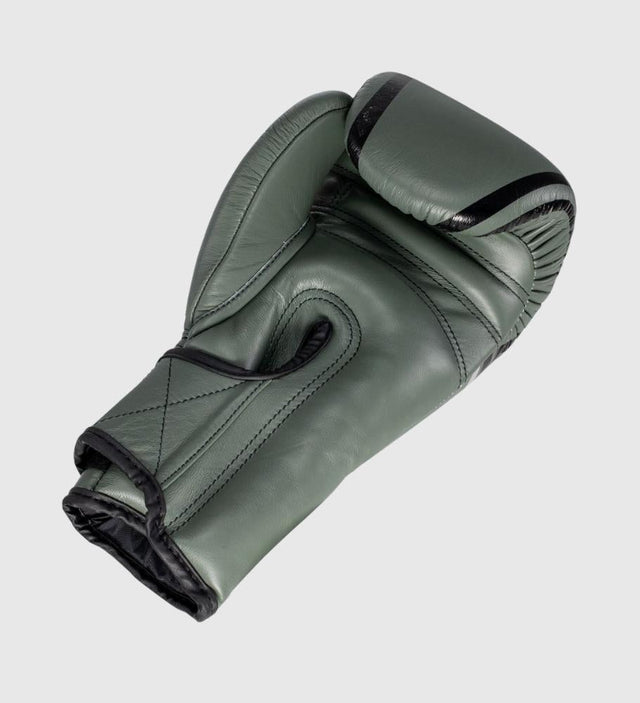King Boxhandschuhe Thor – Khaki Grün/Schwarz/Silber – Boxhandschuhe