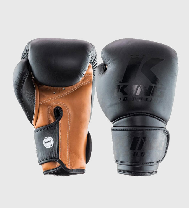 King Boxhandschuhe – Schwarz/Braun – Boxhandschuhe