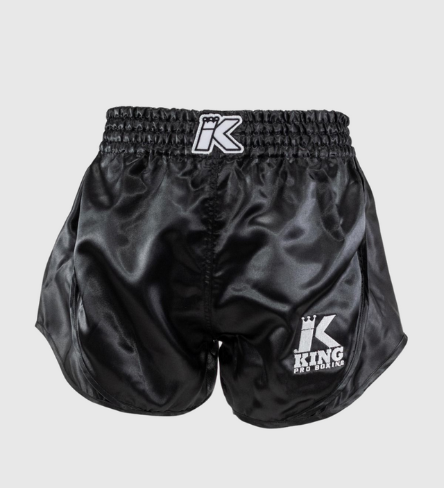 King Pro Boxing Spodenki do kickboxingu Retro Hybrid – Czarne