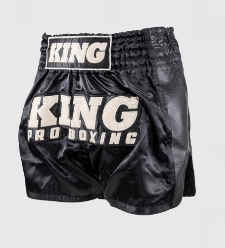 King Pro Boxing Kickboks Broekje - Zwart/Wit - Shorts