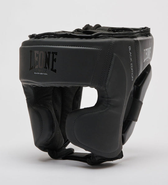 Leone Hoofdbeschermer 'Black Edition' - Zwart/Zwart