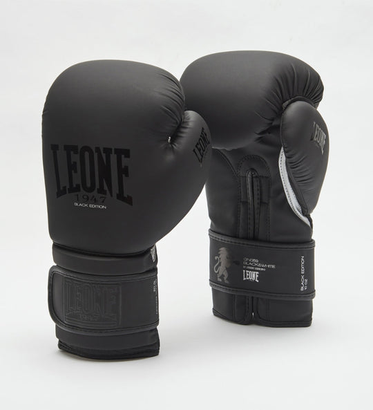 Leone Bokshandschoenen GN059 - Zwart/Zwart