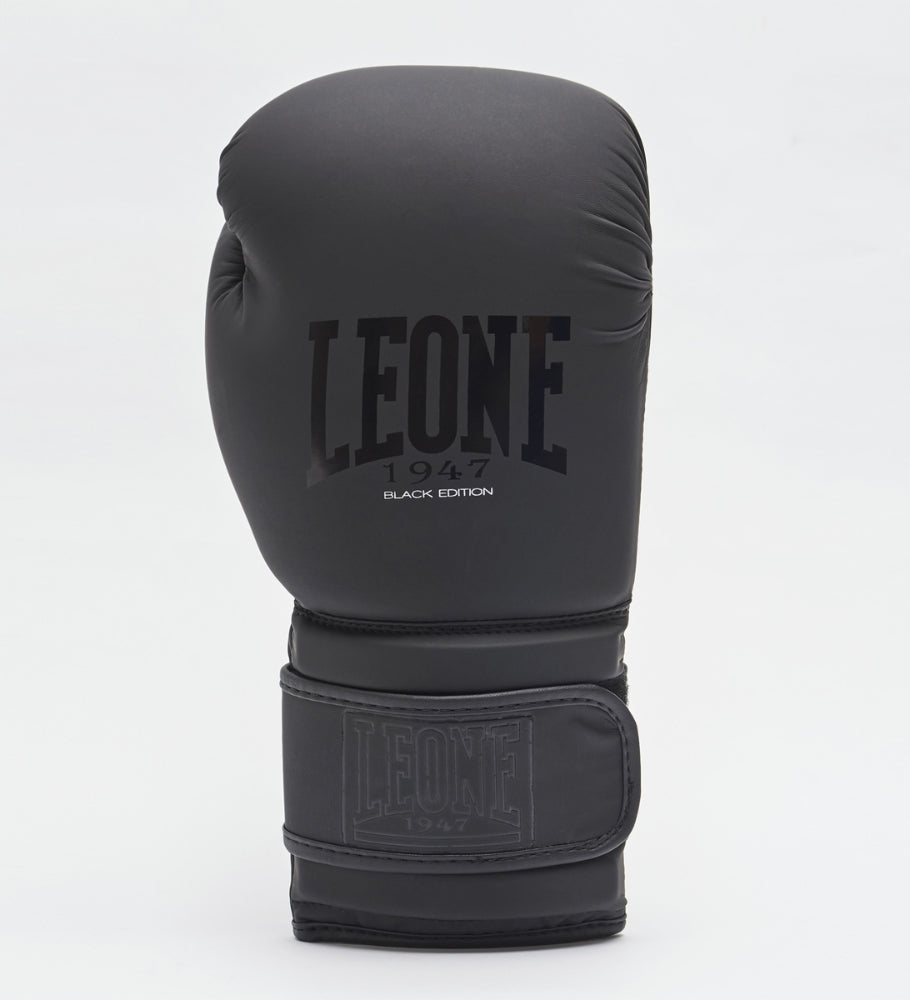 Leone (Kick)Bokshandschoenen GN059 - Zwart/Zwart - (Kick)Bokshandschoenen