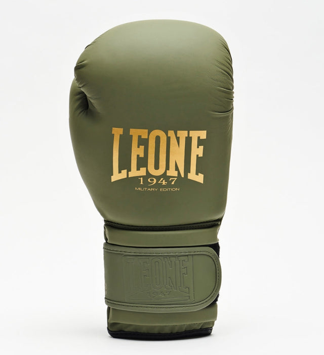 Leone Boxing gloves GN059G - Khaki Green/Gold - Boxing gloves