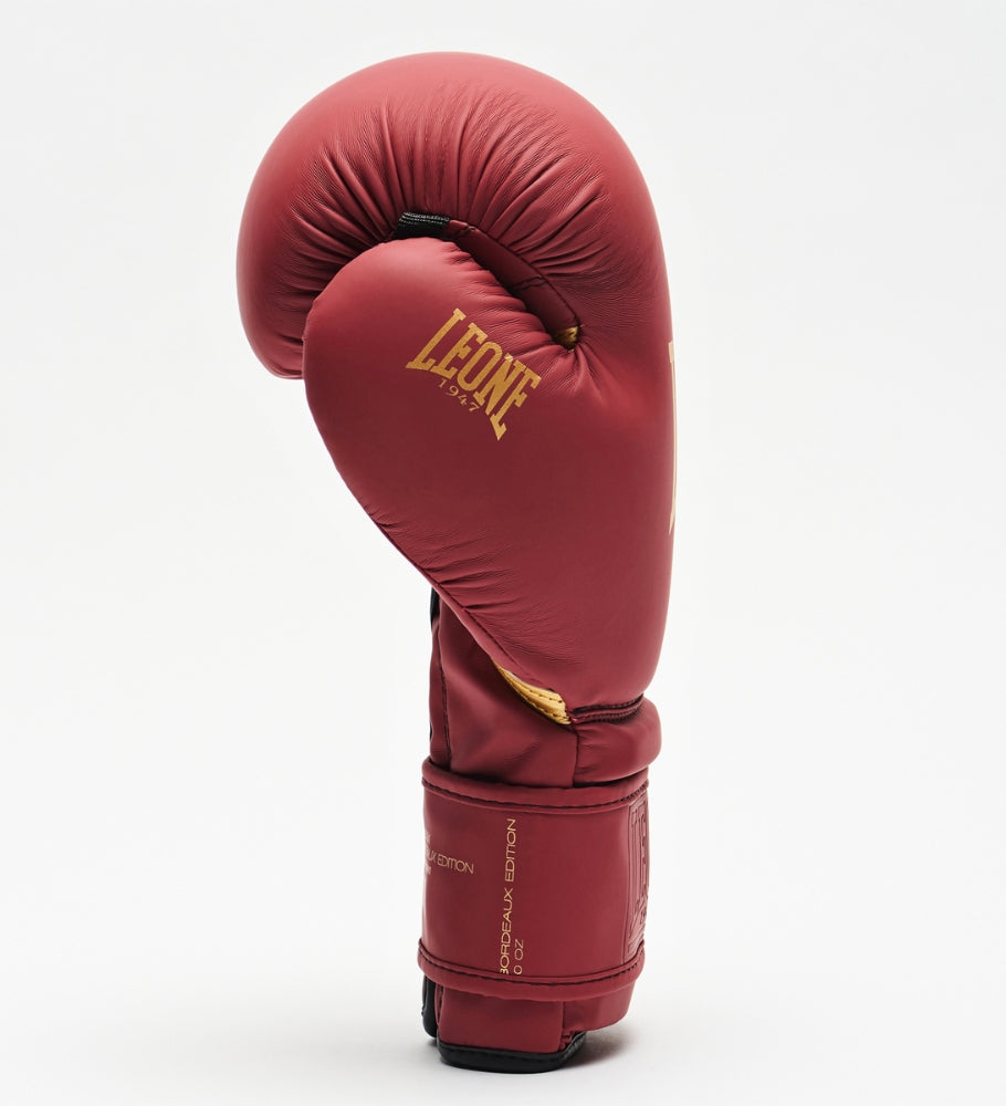 Leone (Kick)Bokshandschoenen GN059X - Bordeaux/Goud - (Kick)Bokshandschoenen
