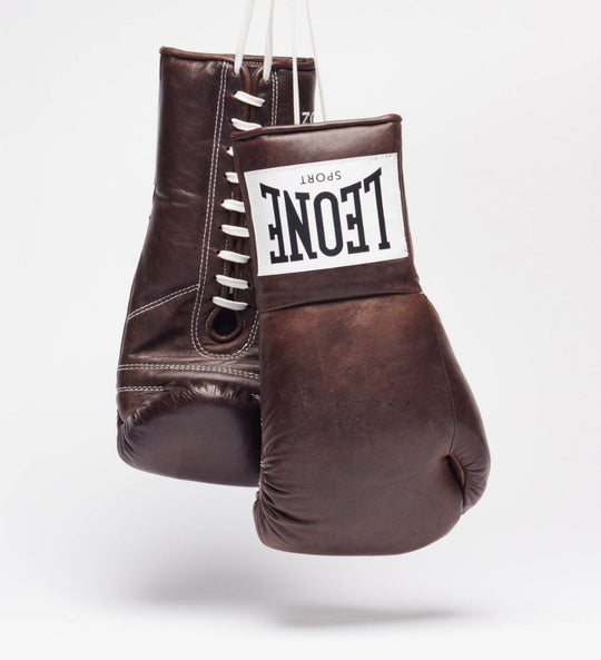 Leone Sport Bokshandschoenen met vetersluiting - Romeo Vintage Moro