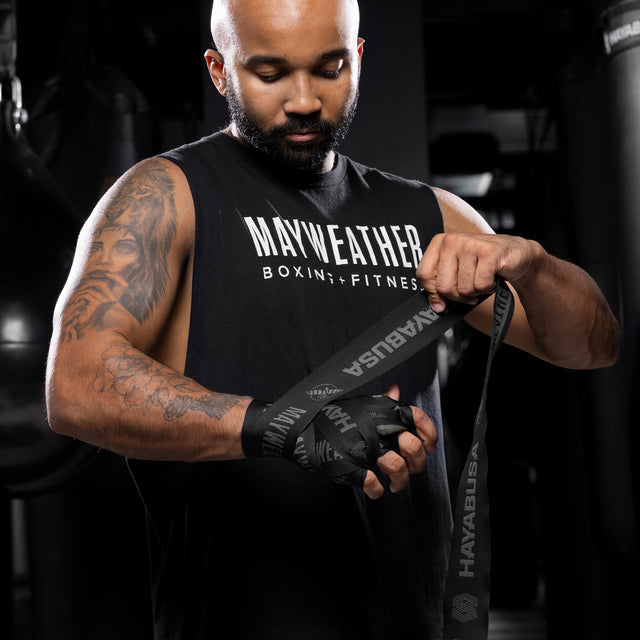 Hayabusa x Mayweather Bandagen Deluxe – Schwarz/Grau