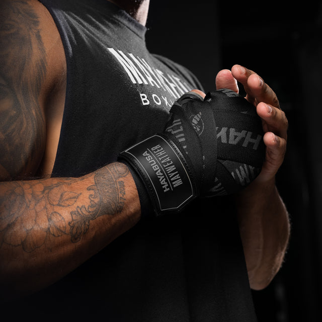 Hayabusa x Mayweather Bandagen Deluxe – Schwarz/Grau