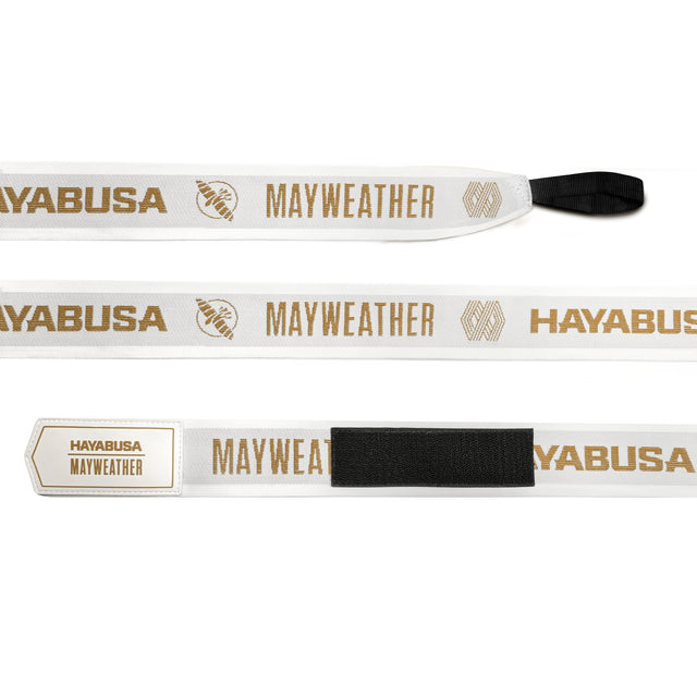 Hayabusa x Mayweather Deluxe Boxing Bandages - White/Gold