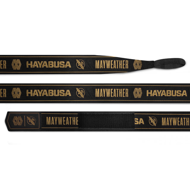 Bandaże bokserskie Hayabusa x Mayweather Stretch – Czarne/Złote