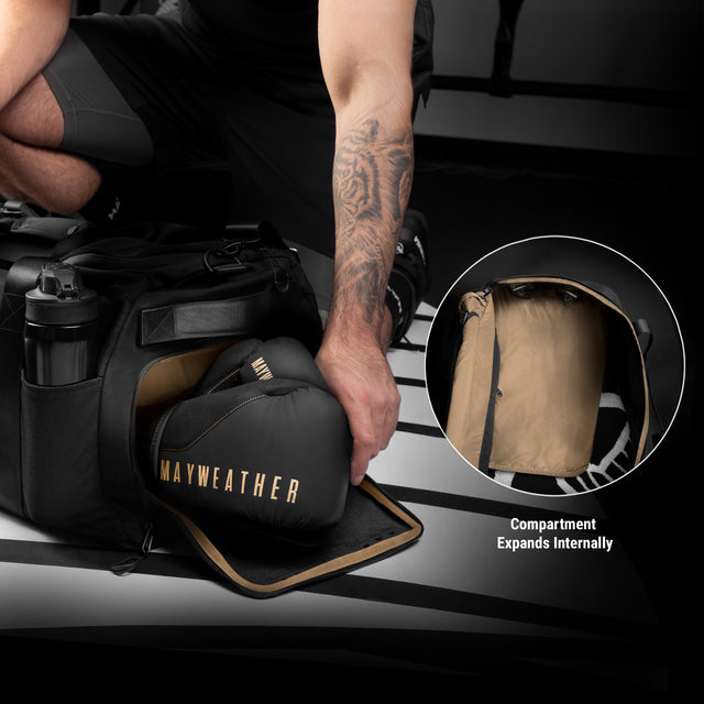 Sac de sport Hayabusa x Mayweather Airstream – Noir/Or