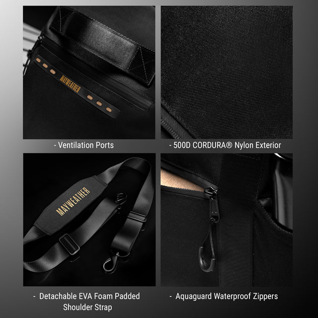 Sac de sport Hayabusa x Mayweather Airstream – Noir/Or