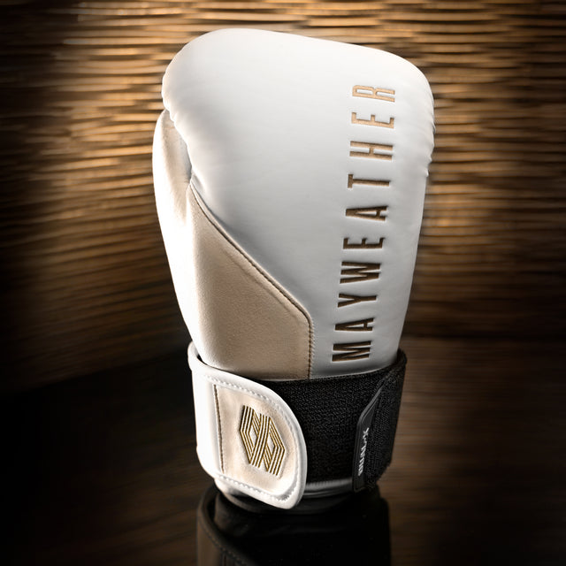 Hayabusa x Mayweather Bokshandschoenen Champ - Wit/Goud