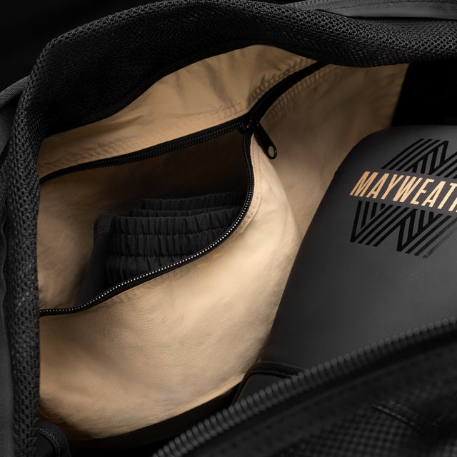 Hayabusa x Mayweather Sportväska Mesh – Svart/Guld