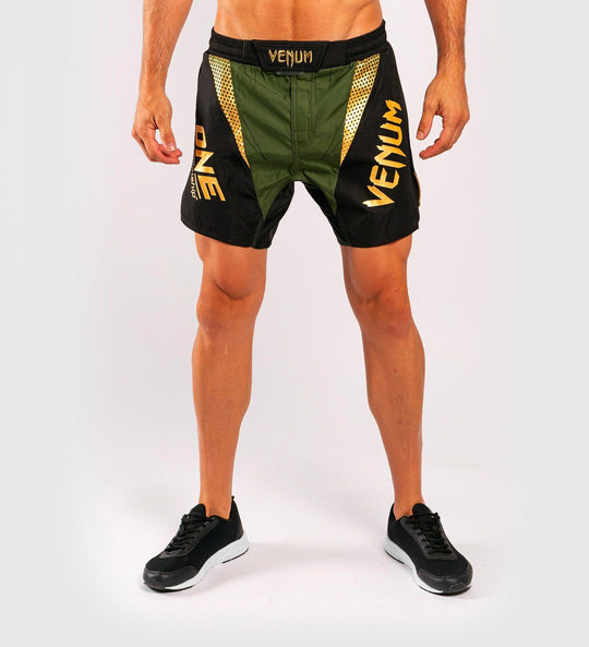 One FC Venum MMA Broekje - Groen/Goud/Zwart