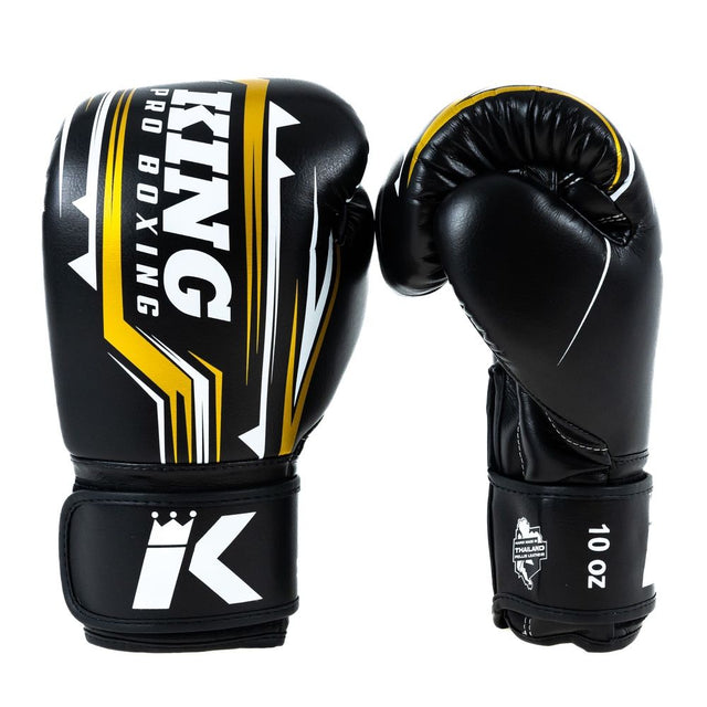 Luvas de boxe King Pro Boxing BG Spartan – Preto/Amarelo