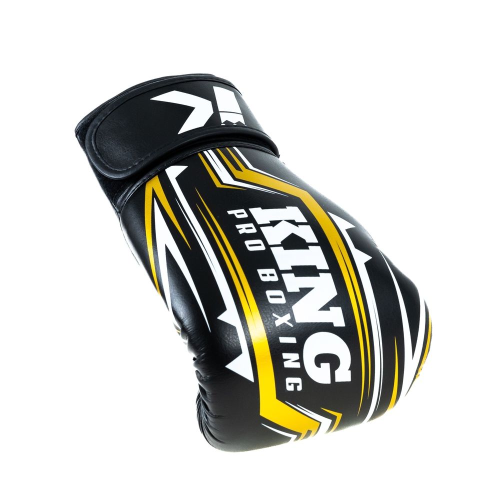 King Pro Boxing Bokshandschoenen BG Spartan - Zwart/Geel