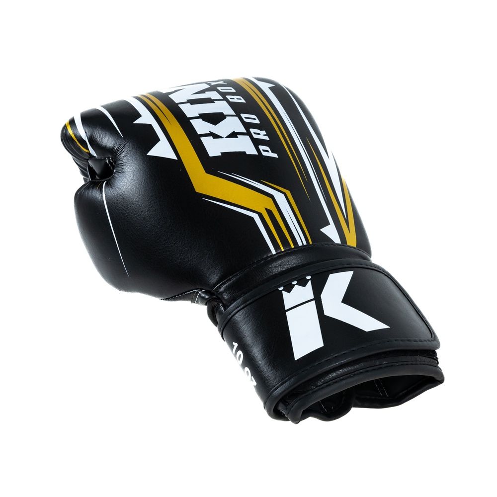 King Pro Boxing Bokshandschoenen BG Spartan - Zwart/Geel