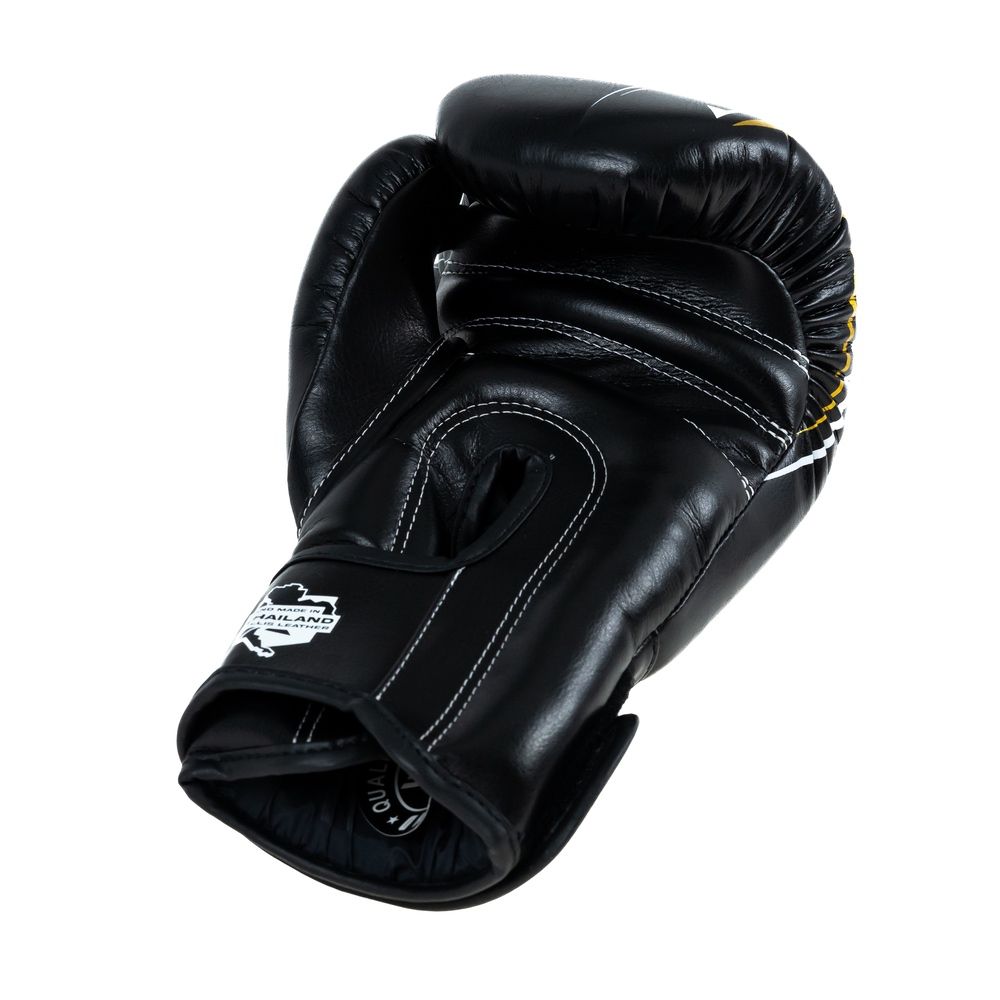 King Pro Boxing Bokshandschoenen BG Spartan - Zwart/Geel
