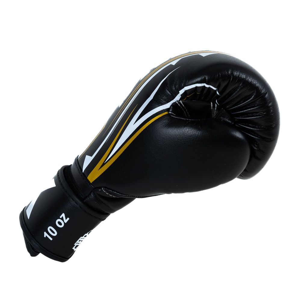 King Pro Boxing Bokshandschoenen BG Spartan - Zwart/Geel