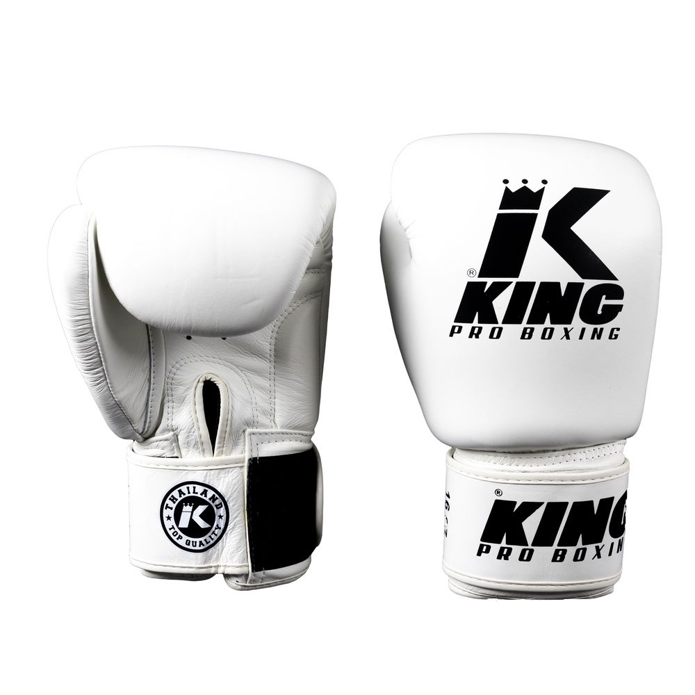 King Pro Boxing Bokshandschoenen BGVL3 - Wit/Zwart