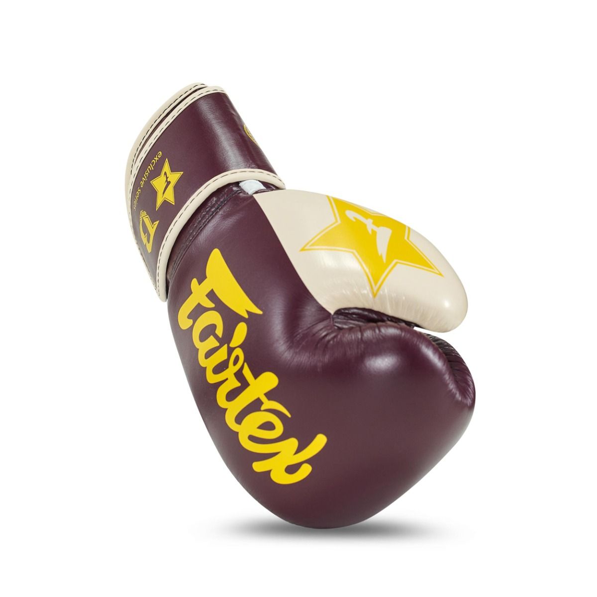 Fairtex Bokshandschoenen FXB - Bordeaux Rood/Crème