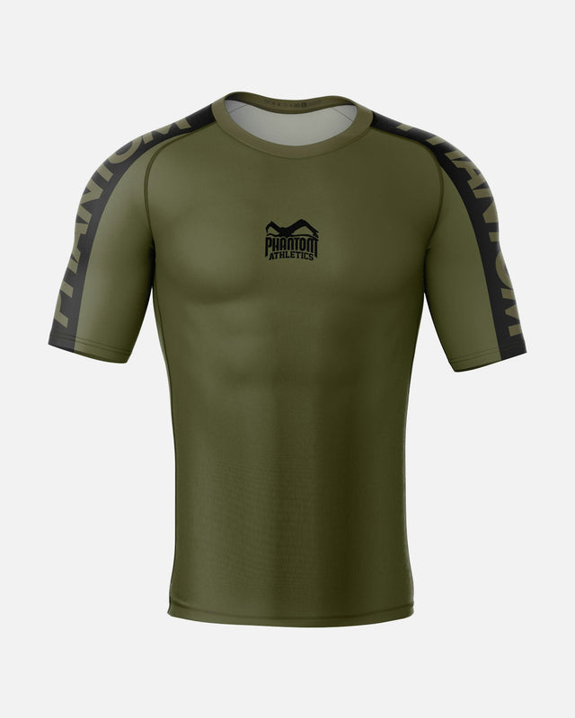 Phantom Athletics Rashguard EVO Apex Korte Mouwen - Blauw
