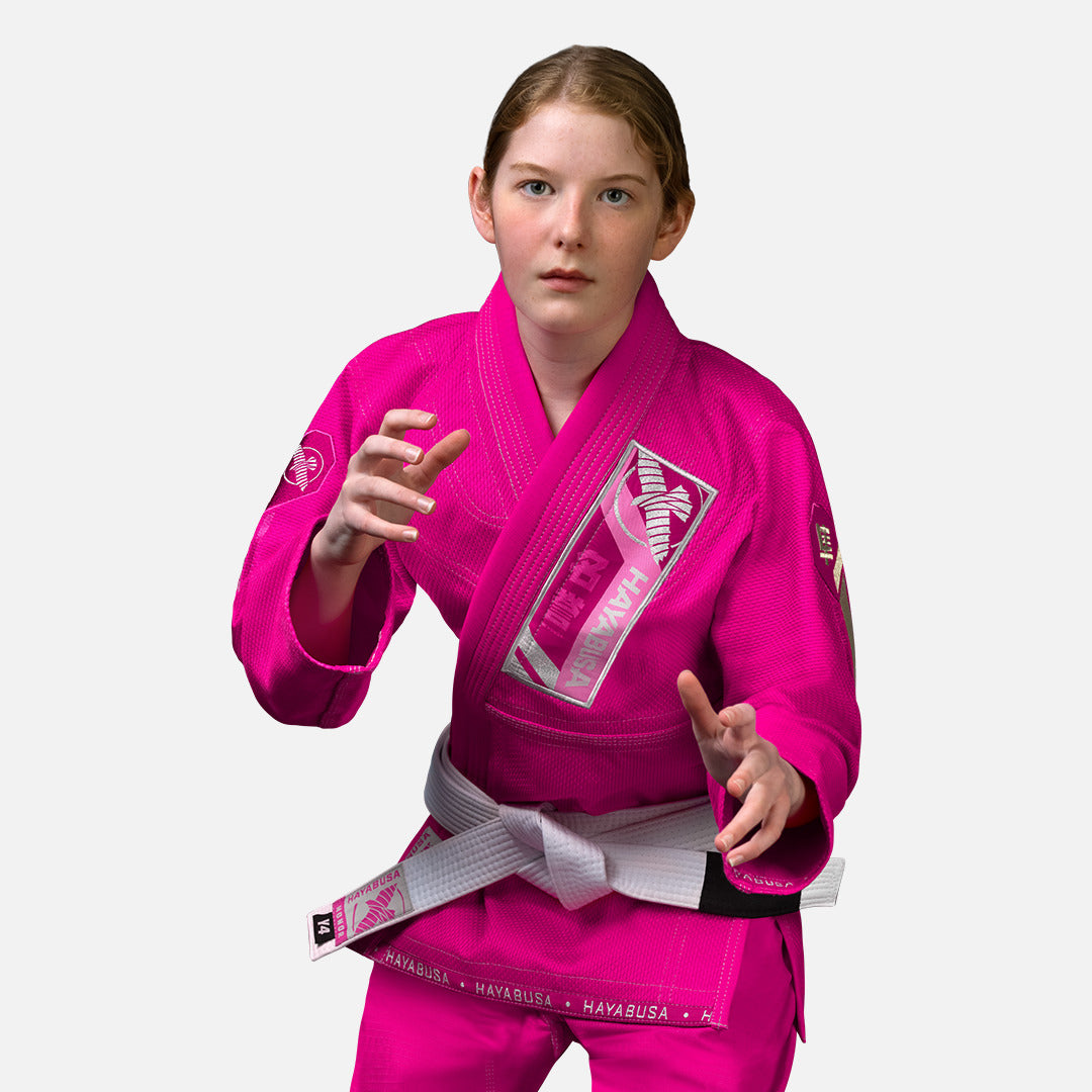 Hayabusa BJJ Gi Ascend Kinderen - Roze