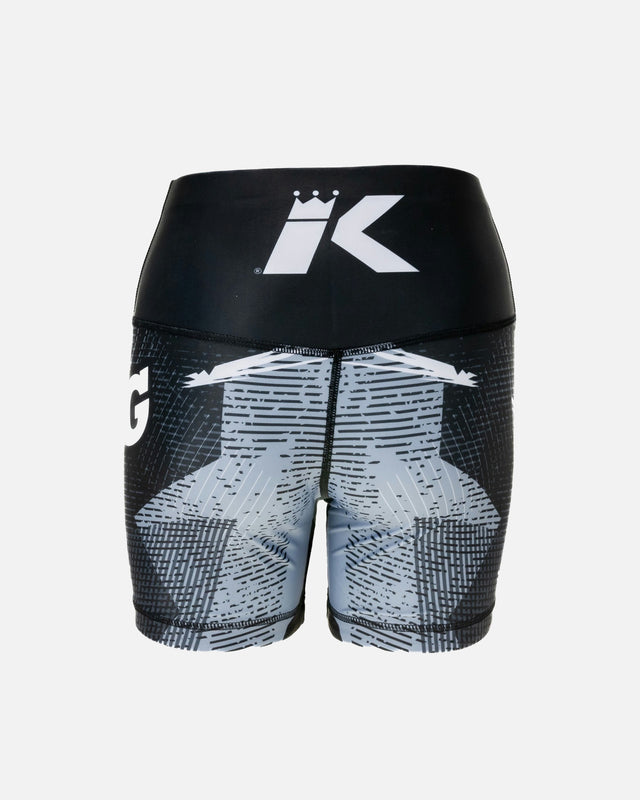 King Pro Boxing Compressie Shorts Shadow 1 Dames - Zwart