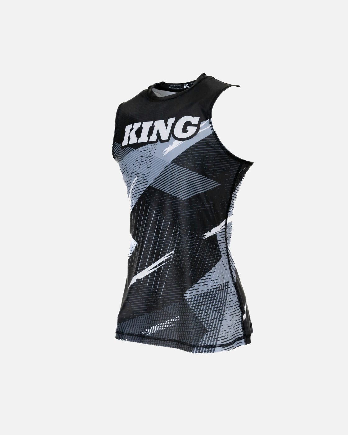 King Pro Boxing Rashguard Shadow 1 Dames - Zwart