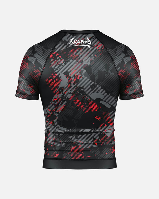 Rashguard 8 WEAPONS Hit 2.0 – Czarny/Czerwony