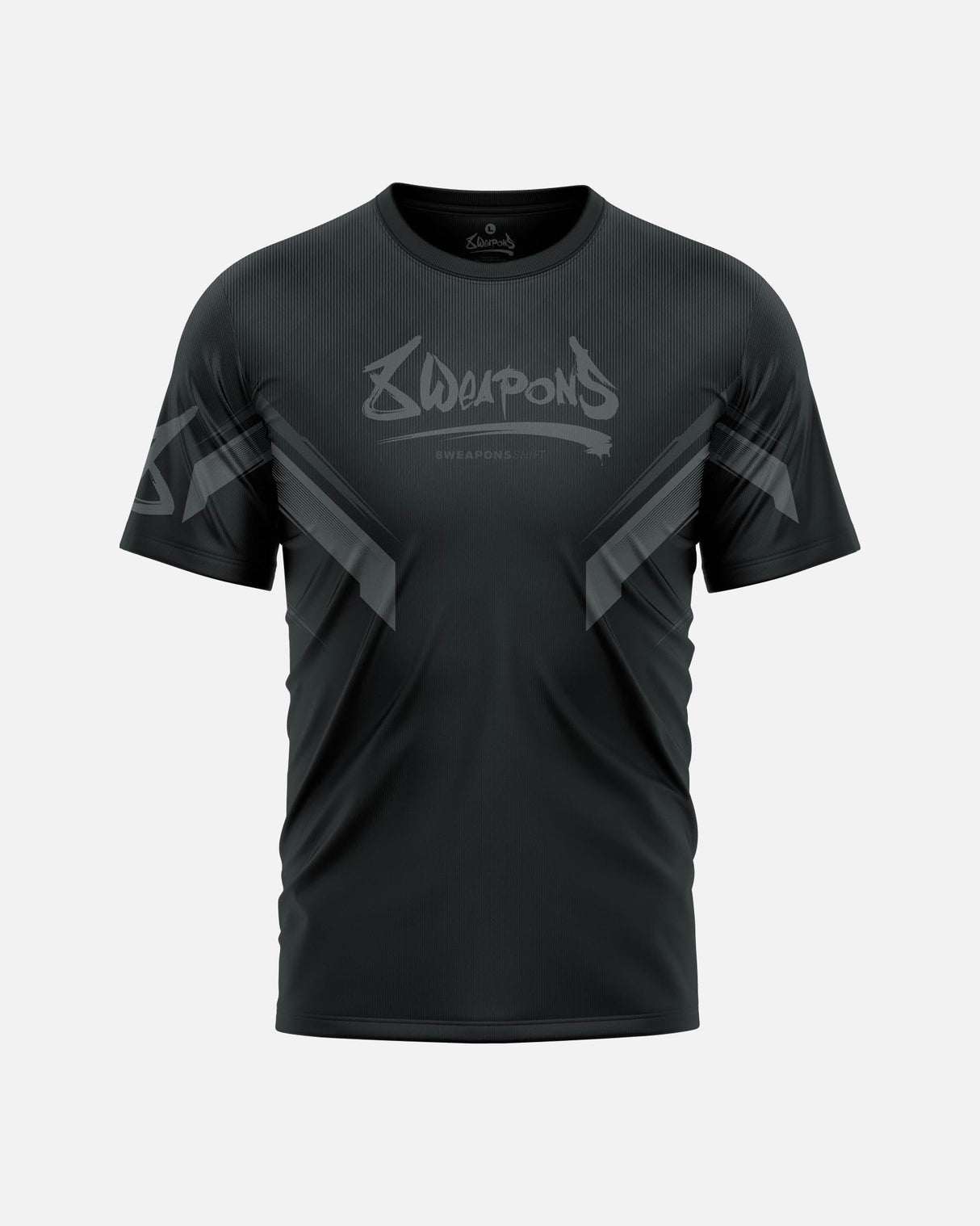 8 WEAPONS T-Shirt Shift - Zwart