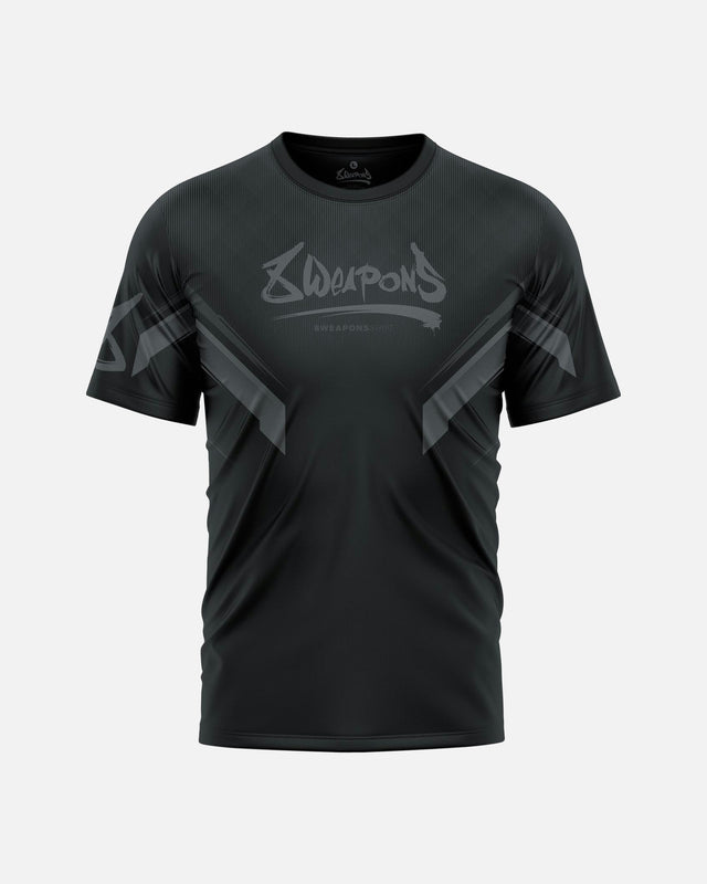 8 WEAPONS T-Shirt Shift – Schwarz