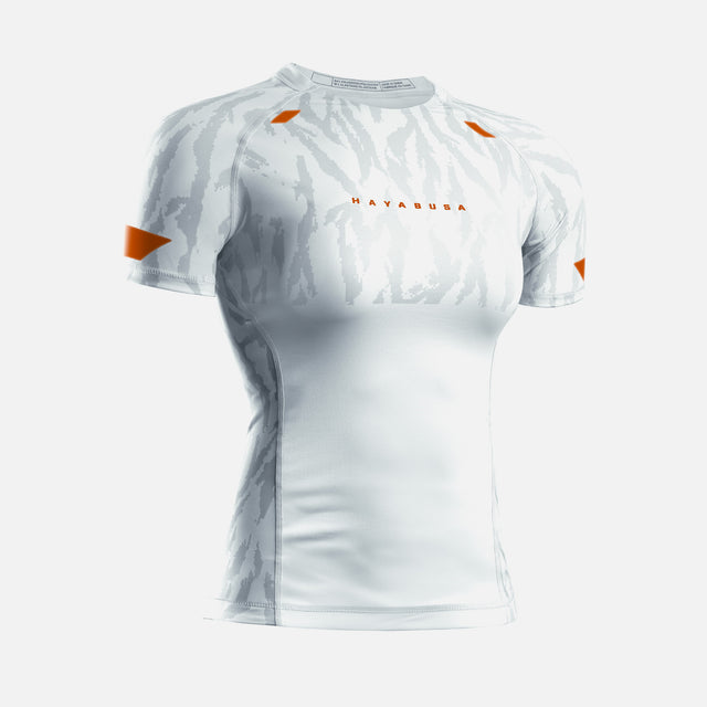 Hayabusa Rashguard Apex Vantage Korta Ärmar Dam - Vit